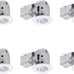 Commercial Electric 3 in. White LED IC Rated Swivel Round Trim Recessed Lighting