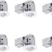Commercial Electric 3 in. White LED IC Rated Swivel Round Trim Recessed Lighting