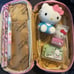 Hello Kitty pencil case with featured items