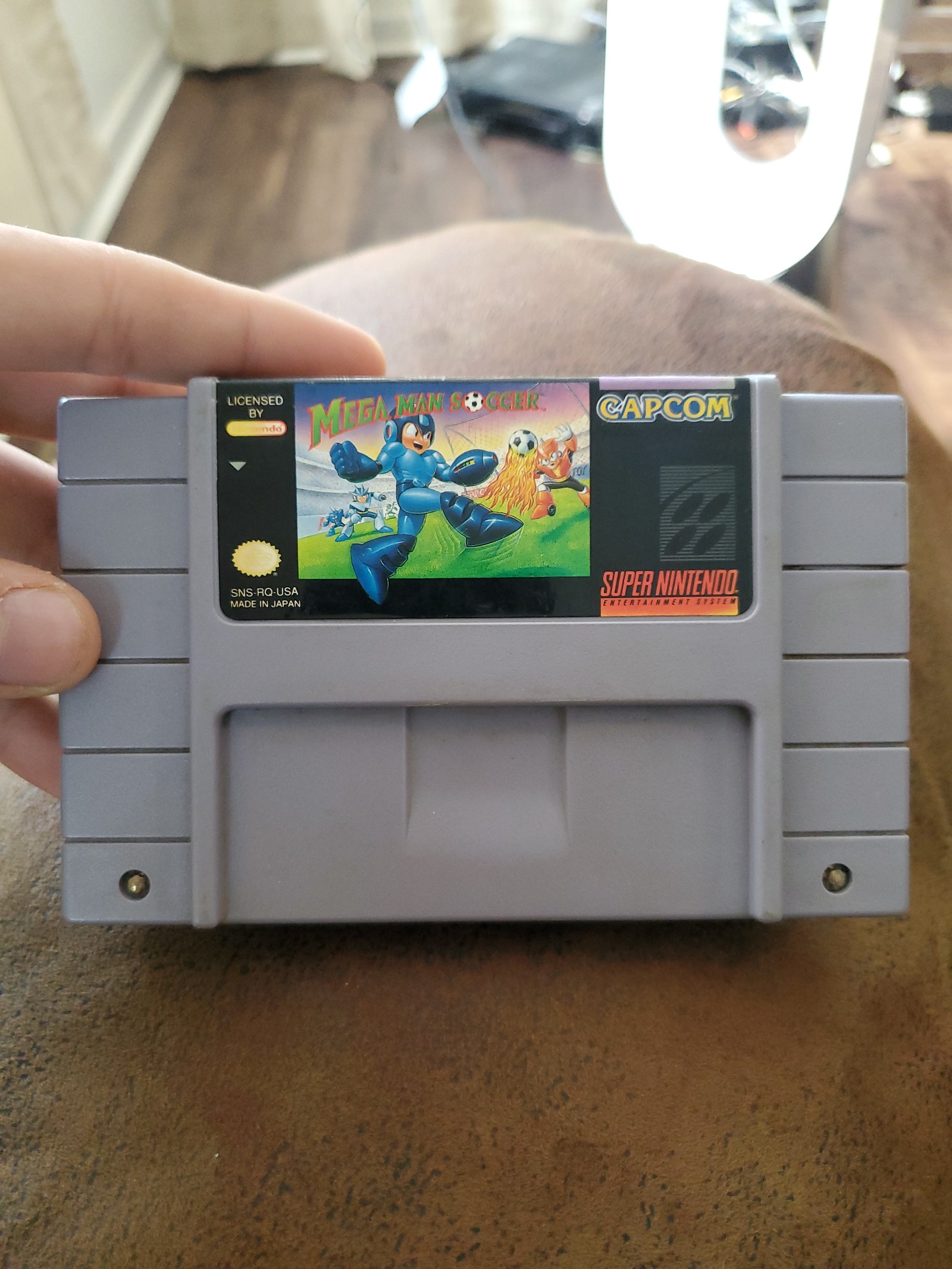 Mega Man Soccer Super Nintendo SNES clean!