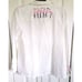 Crown & Ivy M Button Front Shirt White Embroidered Pink Flamingos L/S Cotton