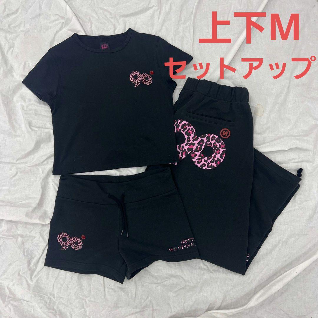 9090girl Set Up: Logo Cropped T-shirt & Sweatpants
