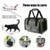 2-Sided Pet Dog Cat Travel Carrier Expandable Airline Approved (Small)