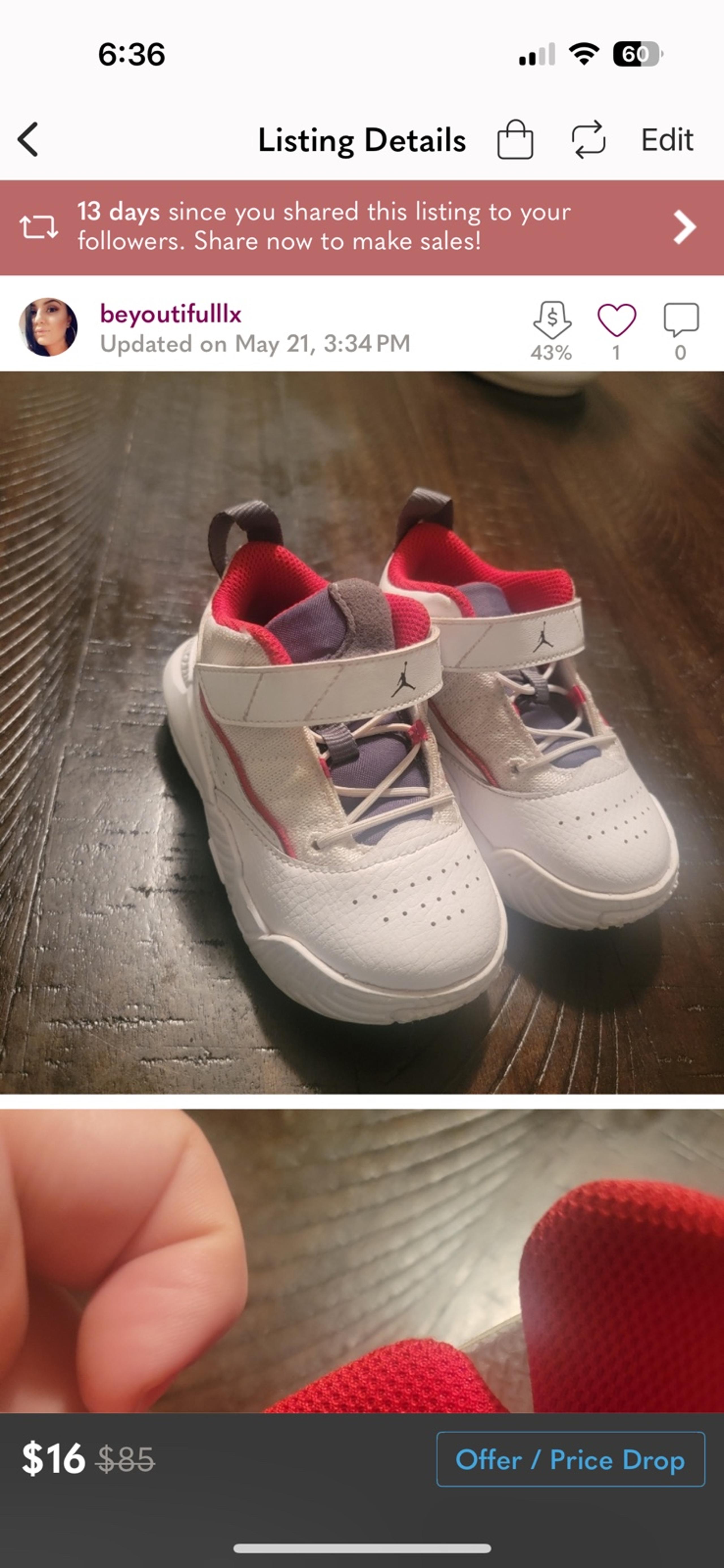 Toddler Air Jordan’s 7c