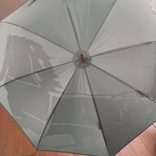 Unused CELINE Long Umbrella Greenish