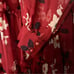 Kate Spade Red/Burgundy Camelia Silk Dress Size 14