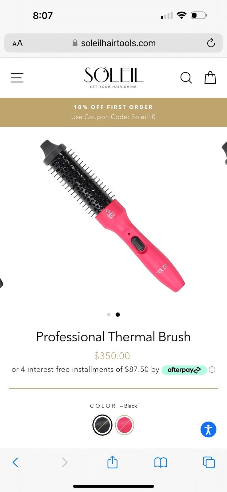 Professional Thermal Brush Soleil