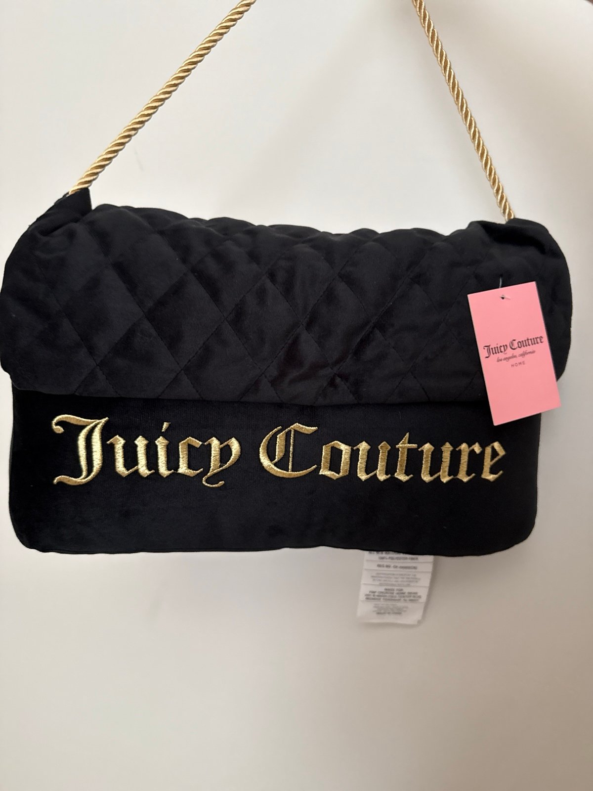 Juicy Couture purse pillow