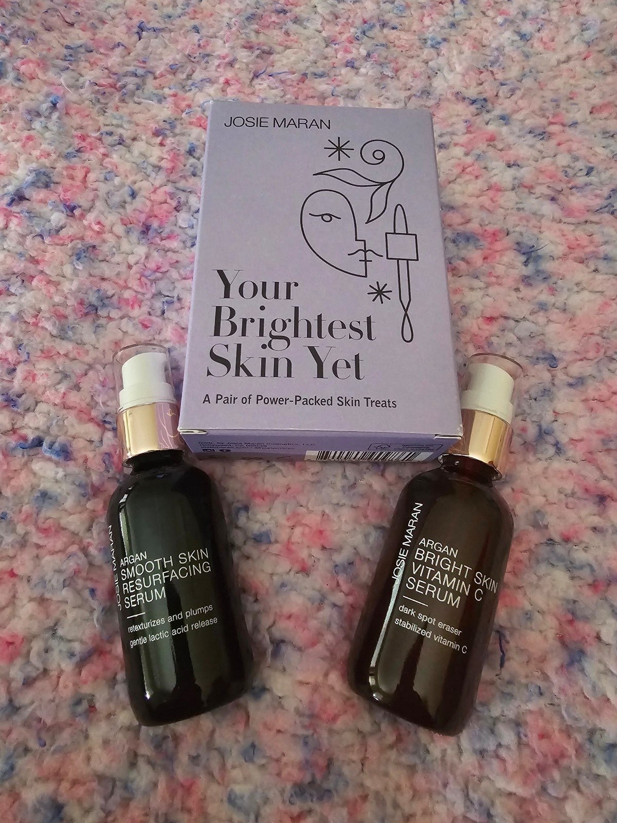 Josie Maran brightest skin yet skin duo ❤️ super size firm firm