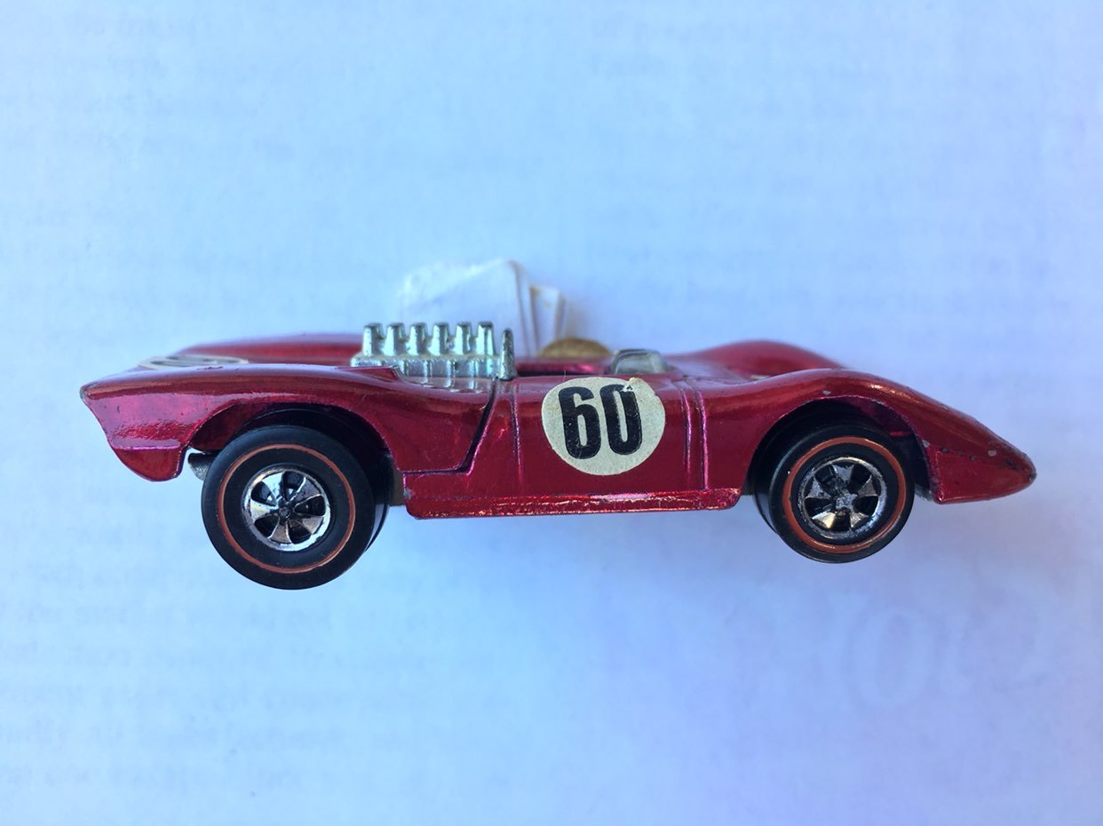 Hot Wheels Redline Ferrari 312P Rose Red