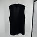 Lauren Ralph Lauren Black Sleeveless Tight Knit Sweater Bohemian Women Sz XL