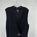 Lauren Ralph Lauren Black Sleeveless Tight Knit Sweater Bohemian Women Sz XL