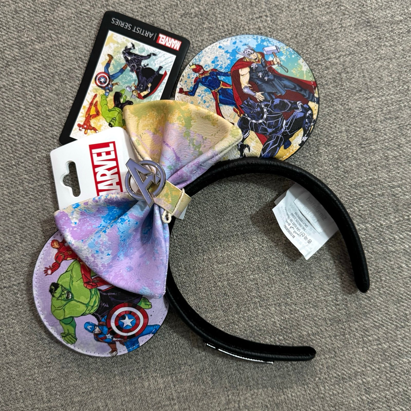 Disney Parks Avengers Art Series Ears Headband
