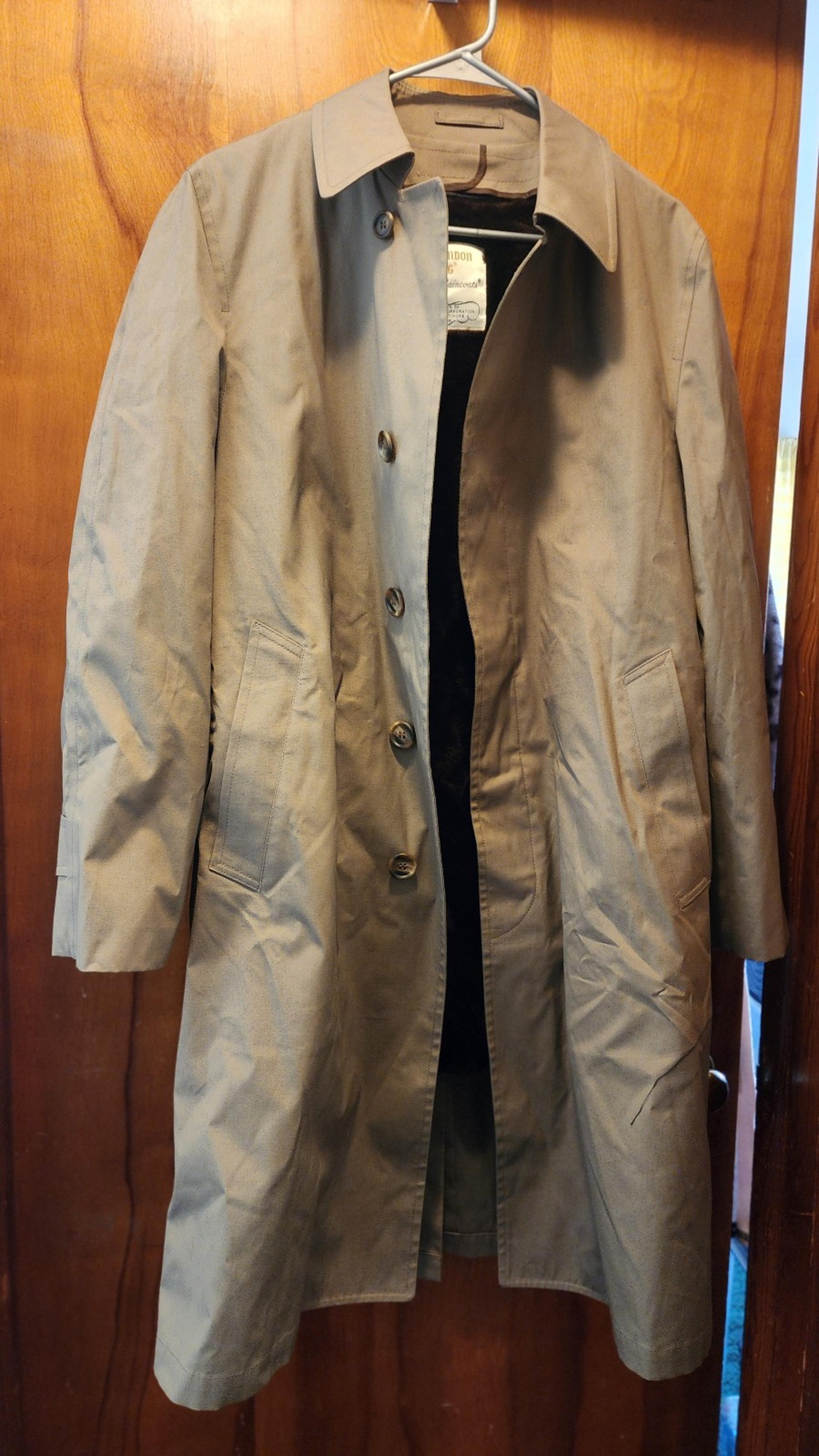 Vintage Mens London Fog Trench Coat