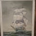 Ocean Ship Painting by M. Grant