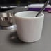 Vin Coffee Espresso Cappuccino Ceramic Cup + Stainless Steel Holder & Spoon