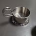 Vin Coffee Espresso Cappuccino Ceramic Cup + Stainless Steel Holder & Spoon