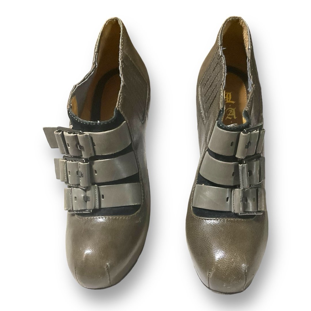 Vintage Y2K L.A.M.B. Gwen Stefani King Triple Buckle Bootie