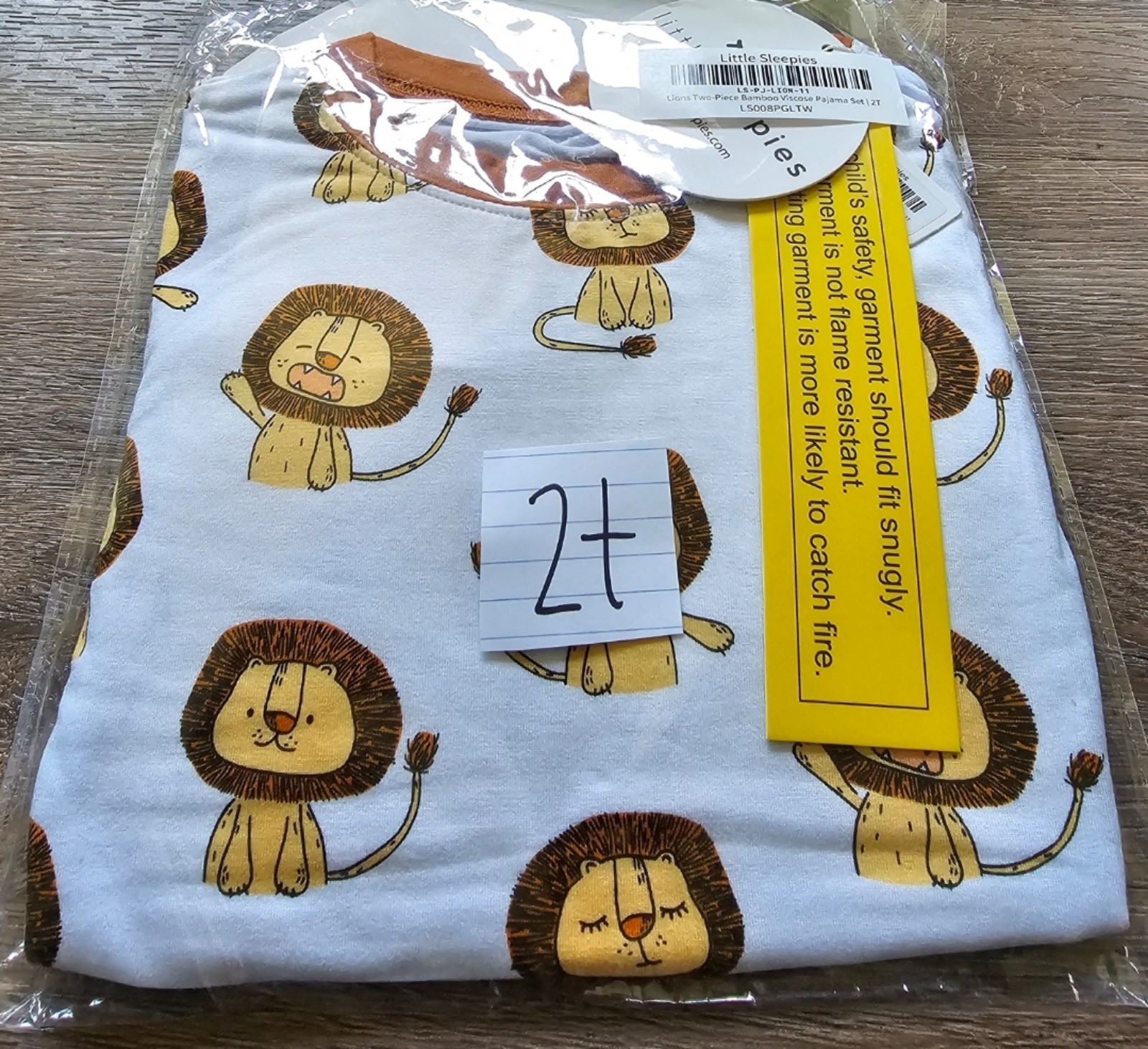 Little Sleepies OG Lions 2t Set