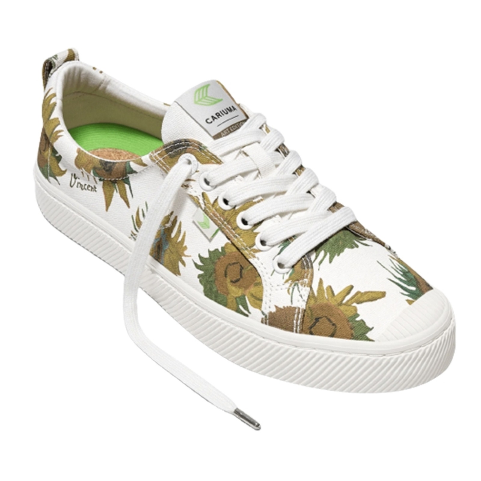 Like new Cariuma x Vincent Van Gogh Sunflowers sneaker Limited Edition w…
