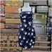 Marc by Marc Jacobs Polka Dot Bubble Dress Womens Size 2 Black Purple Y2K