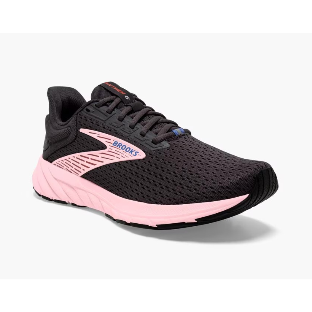 Brooks Anthem 6 Women's Running Shoes – Size 6.5 – Blackened Pearl/Pink/Rose