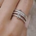 - New Gold or Silver Anti Anxiety Fidget Spinner Ring