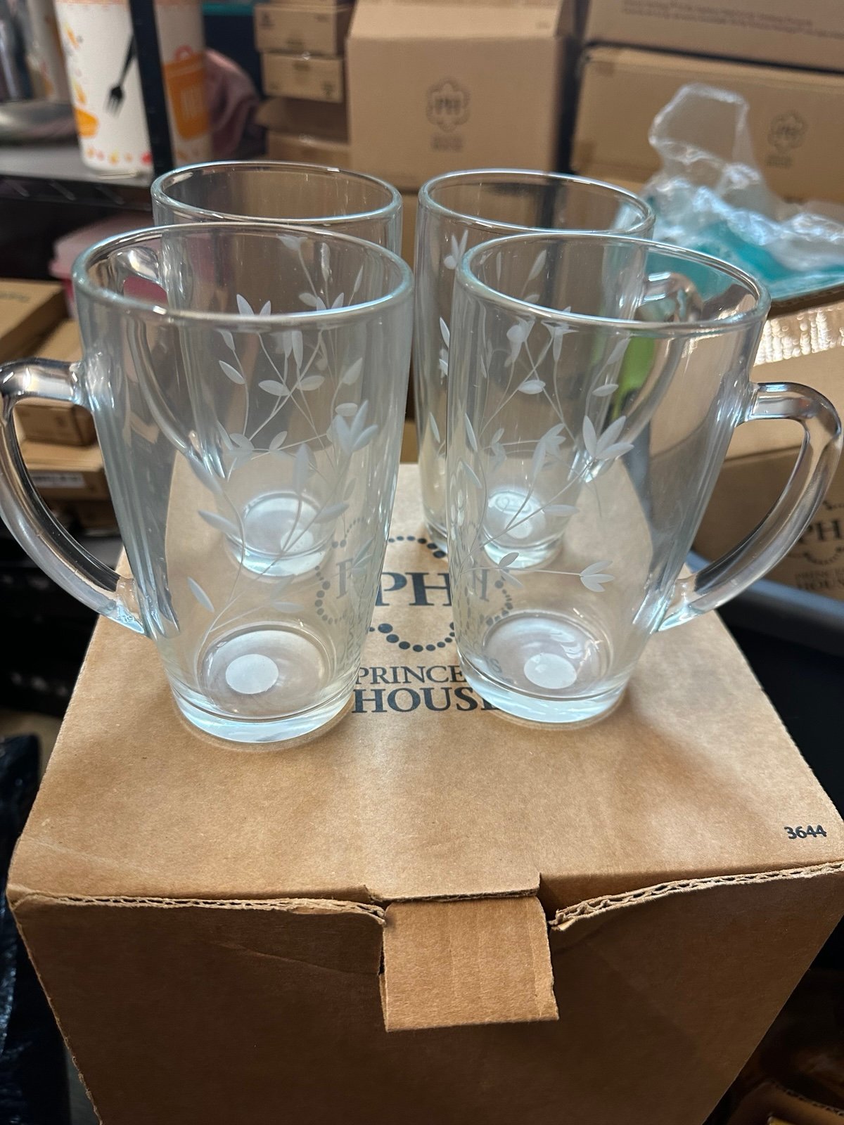 Princess House tazas grandes princess Moderna