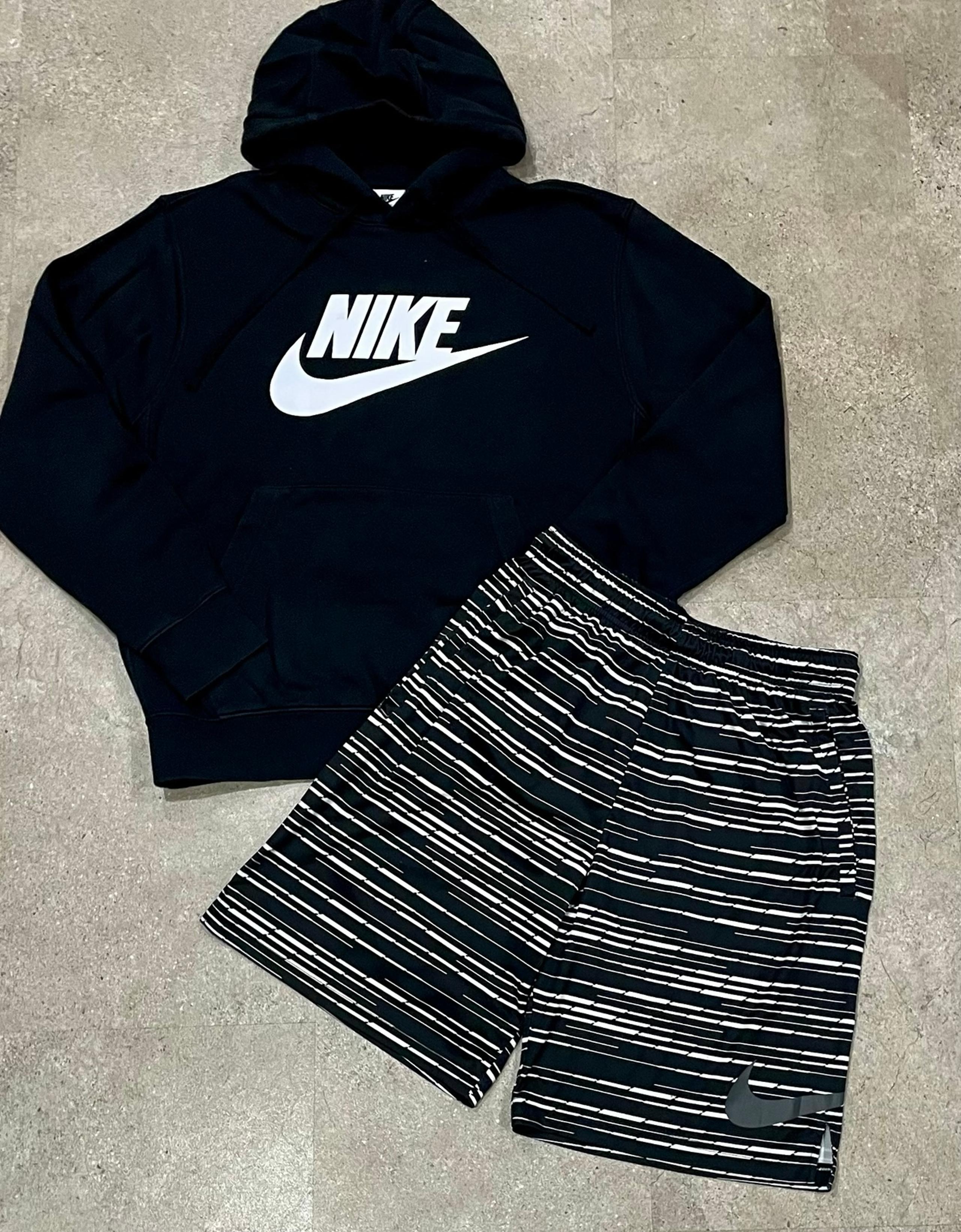 Mens NIKE “Dri Fit” Athletic Shorts & Hoodie Sweatshirt, sz Medium