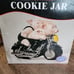 Vintage harley davidson cookie jar