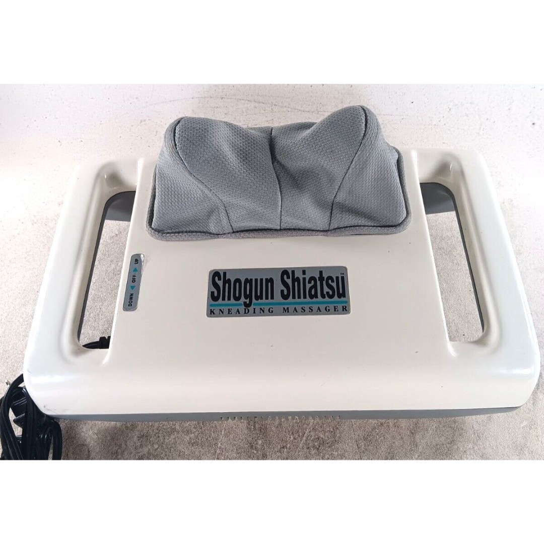 Shogun Shiatsu Kneading Neck Back Legs Massager Model SM-444 Portable Homedics