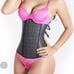 XL BLACK LATEX RUBBER WAIST TRAINER SHA