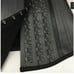 XL BLACK LATEX RUBBER WAIST TRAINER SHA
