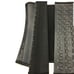 XL BLACK LATEX RUBBER WAIST TRAINER SHA