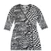 NWT Diane von Furstenberg Lainey in Pool Tile Bella Palm Knit Wrap Dress M