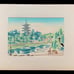 Midcentury Japanese Woodblock Print by Eiichi Kotozuka Sarusawa-No-Ike Nara