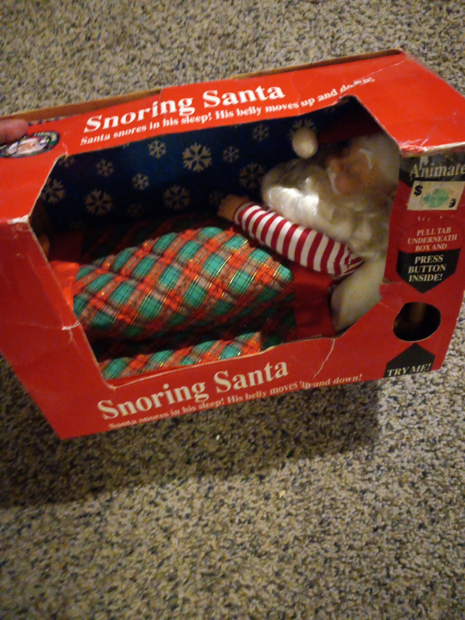 Sleeping Snoring Santa