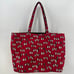 Vera Bradley Iconic Grand Tote Bag Red Penguins Quilted