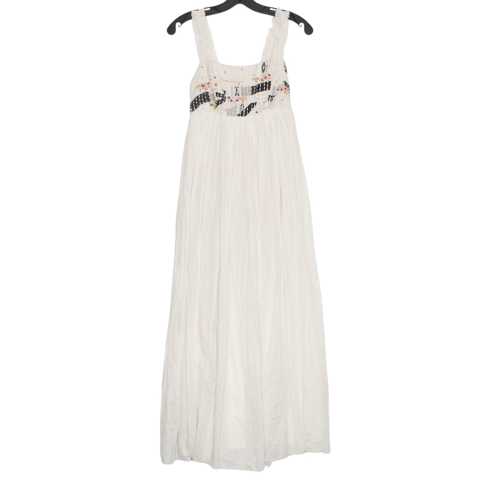 Show Me Your Mumu Dress Patchwork Ruffle Cottage Boho Beachy Fairy Maxi Medium