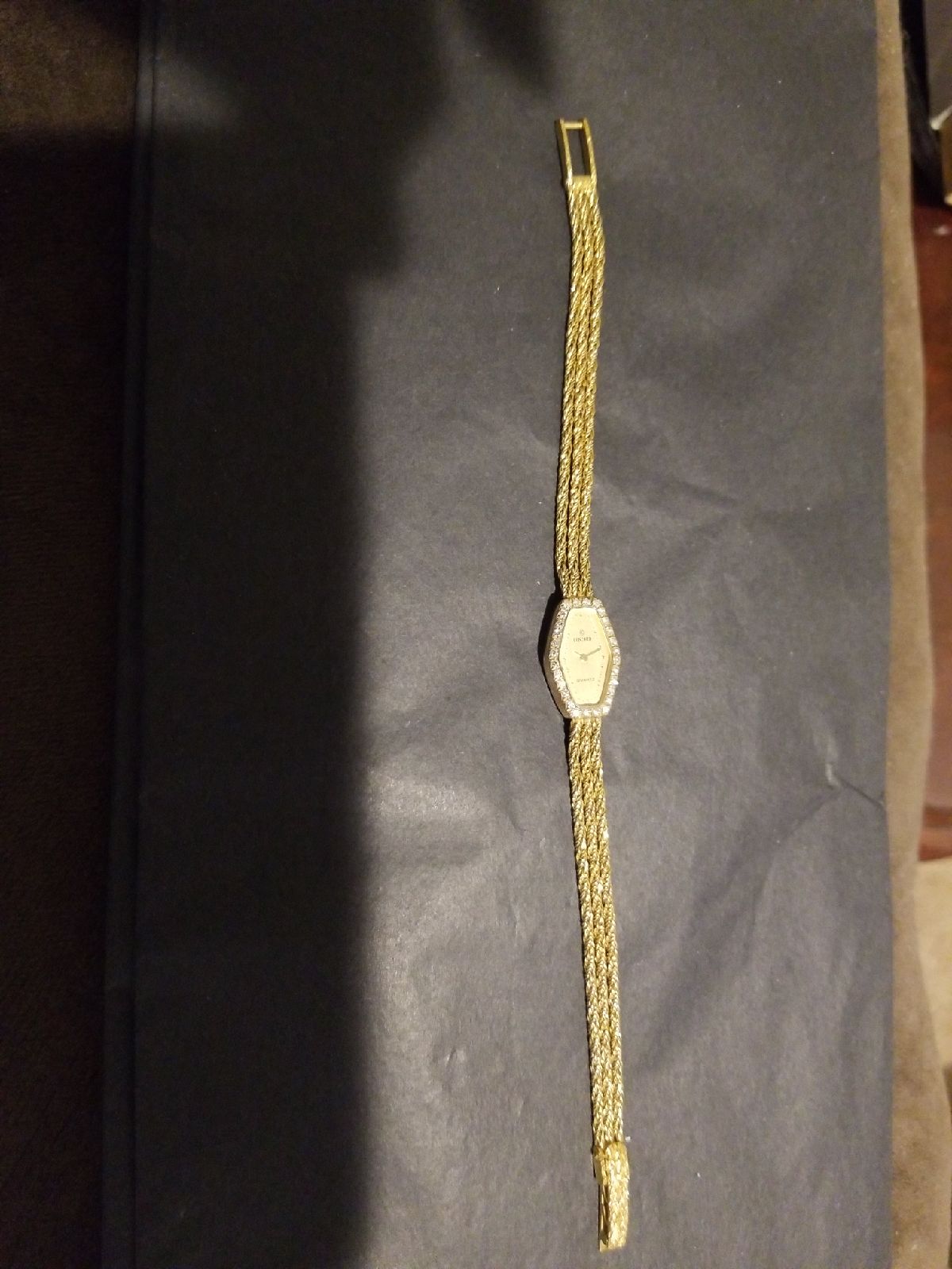 Gold and Diamond Watch