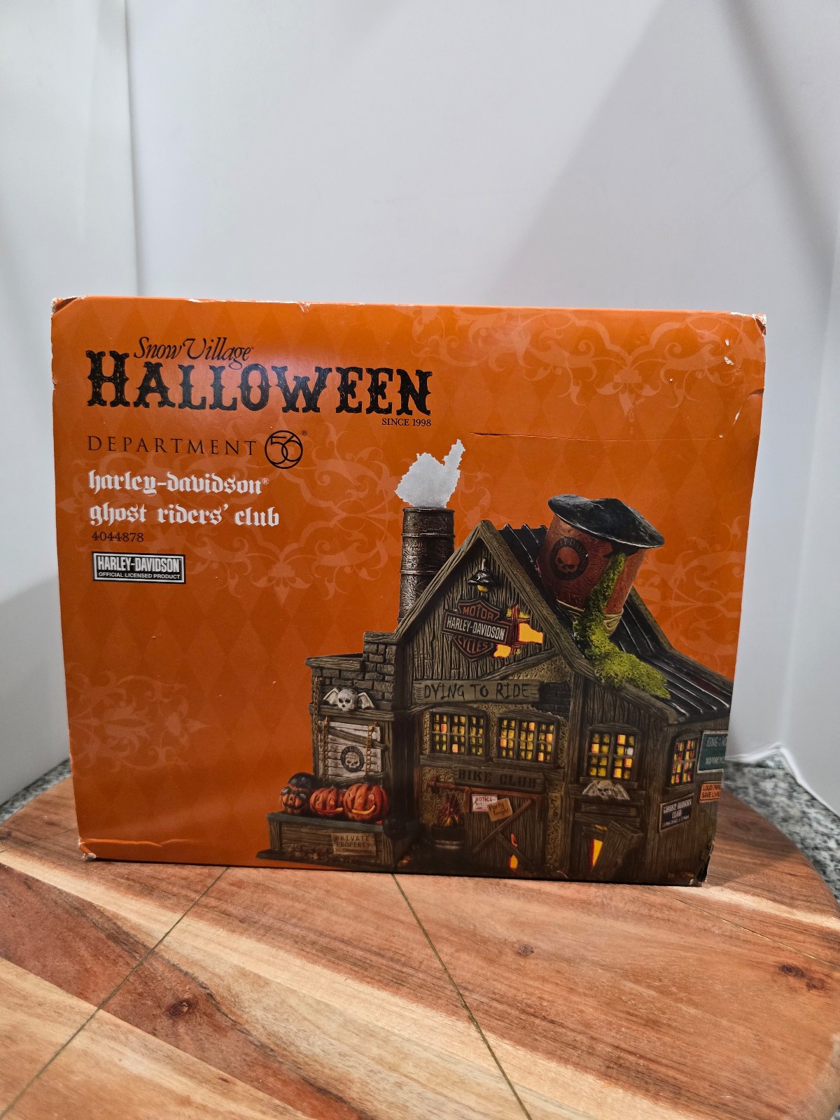 Department 56 Halloween Harley-Davidson Ghost Rider Club