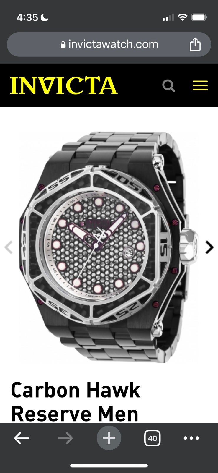 Invicta watch