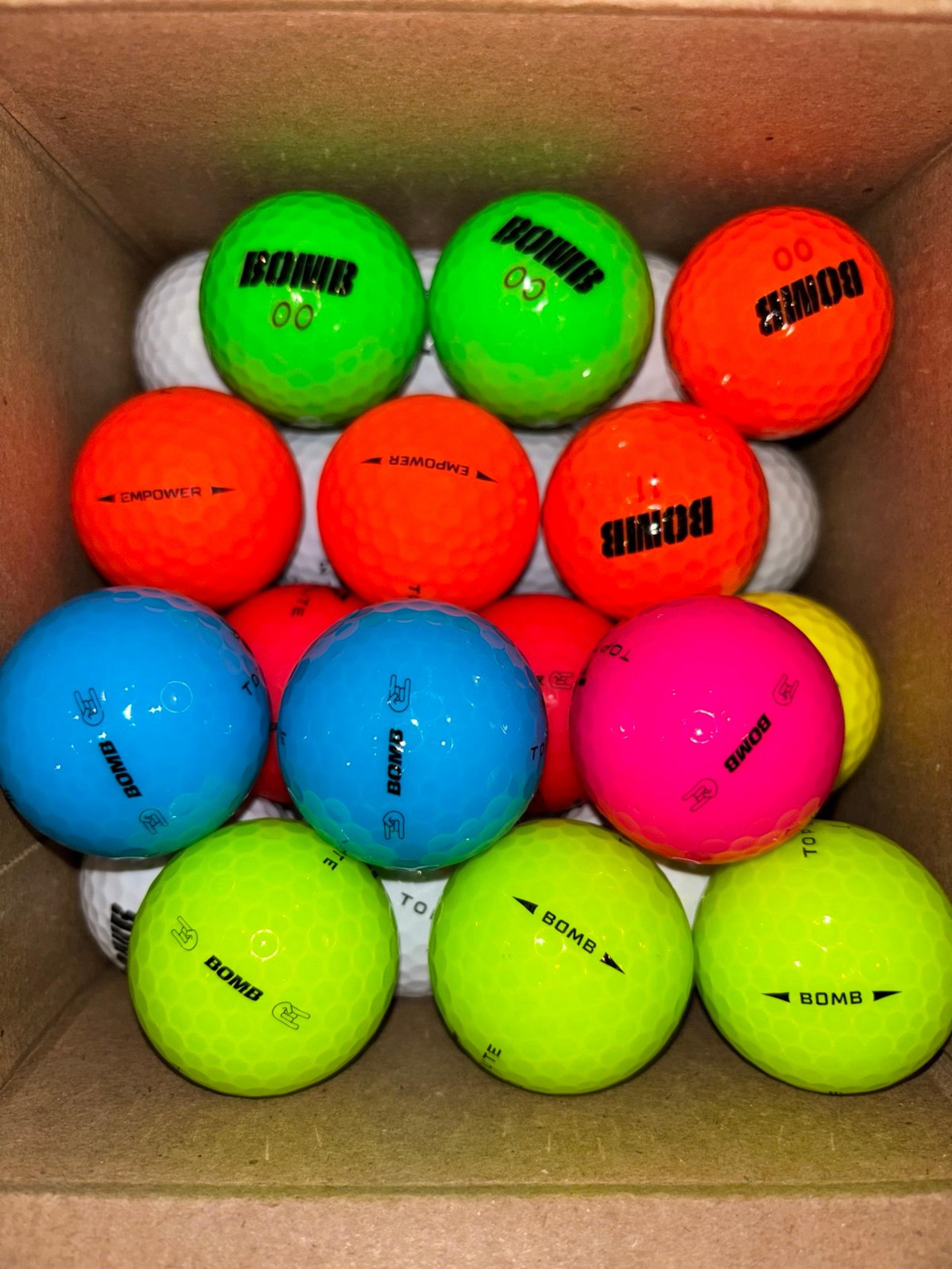 42 Top Flite Golf Balls - Variety Pack Gently Used 4A/5A