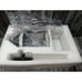 Farmhouse Glass Pendant Light Fixtures White Wood Pendant Light HANASS Open Box