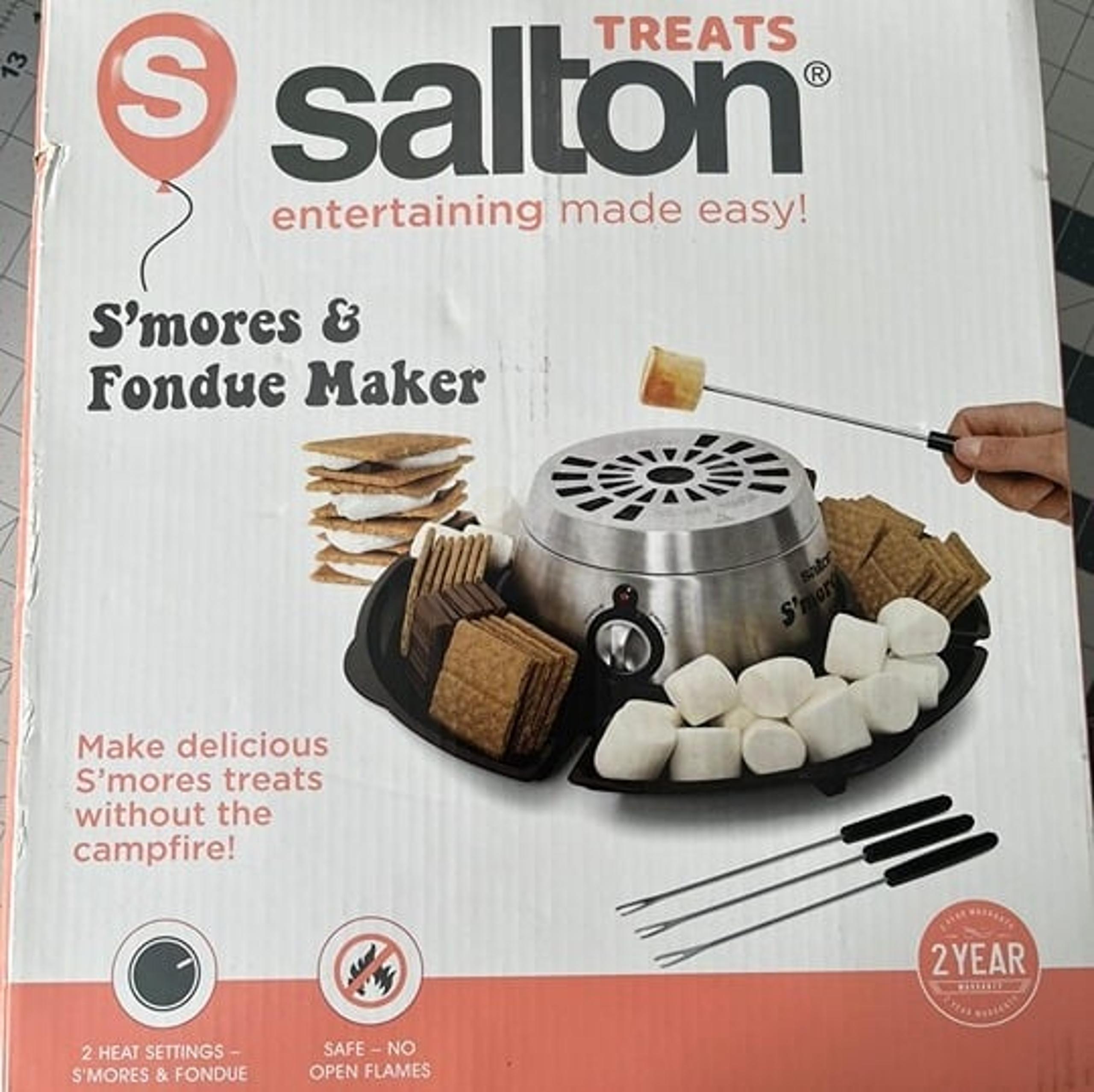 Brand New in Box -  Salton Brand Electric S’mores & Fondue Maker