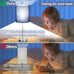 Table Lamps Touch Control with 2 USB & AC Outlet 3 Way Set of 2