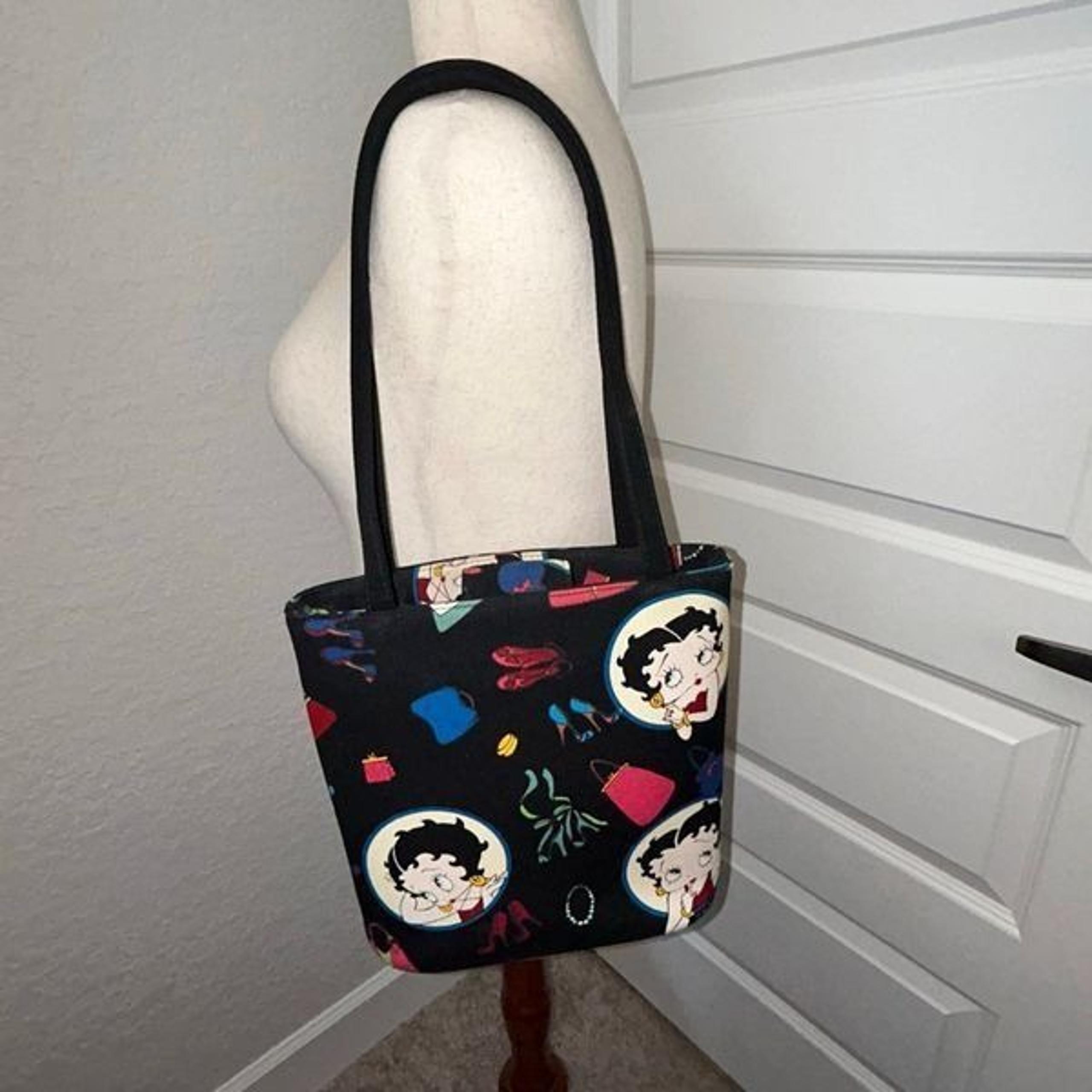 Betty Boop Print Shoulder Purse Bag