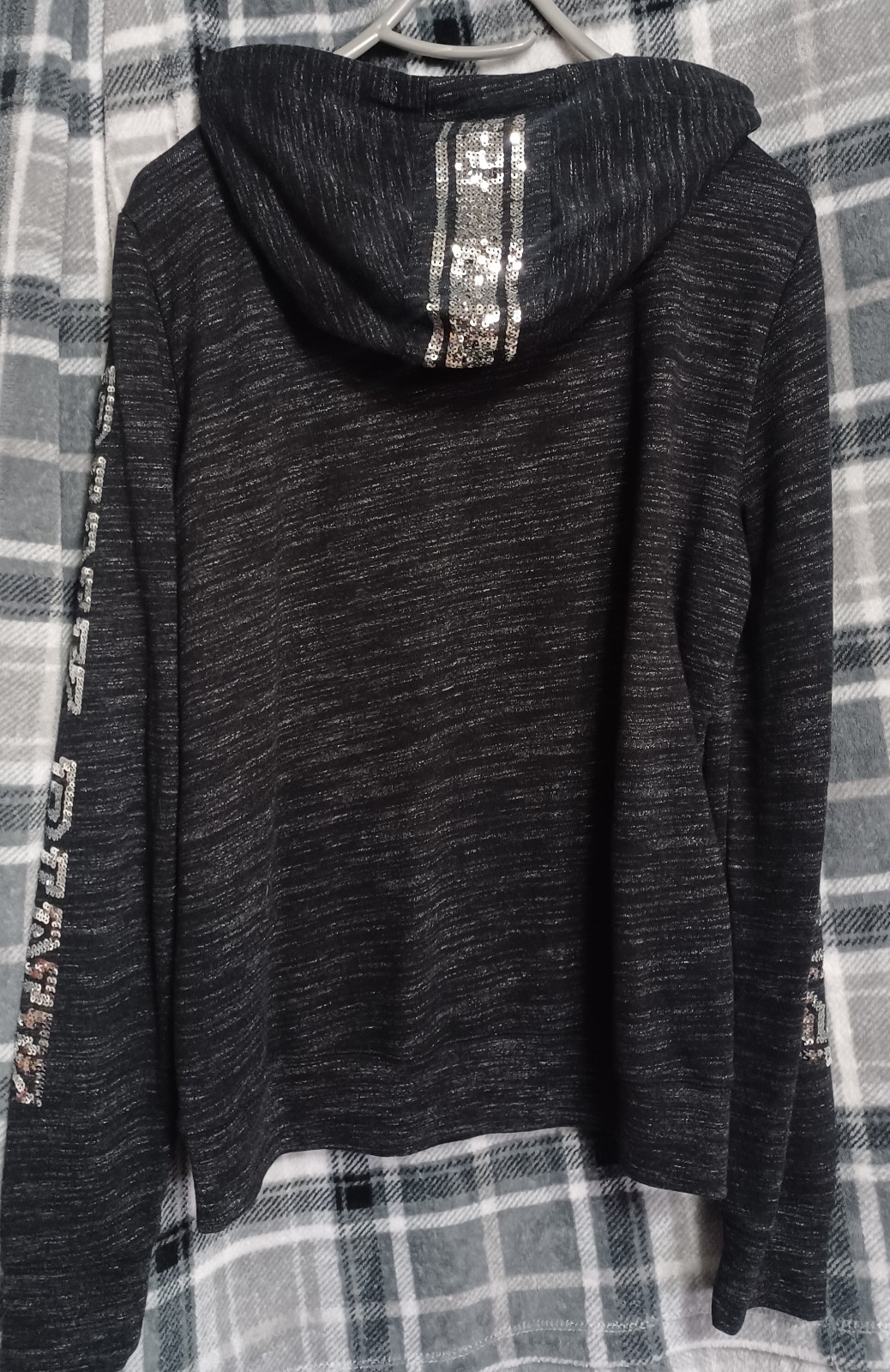 Large VS PINK 1/4 Zip/Skinny Jogger Bling shops Set