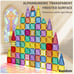 Magna Tiles Clear Colors Magnetic Building Toy Magnet Blocks Kids 3D Set 110 Pcs