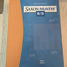 Saxon - Math 6/5 Text Book and Answer Booklet